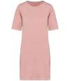 NS5000 Native Spirit Ladies T-Shirt Dress Washed Petal Rose colour image